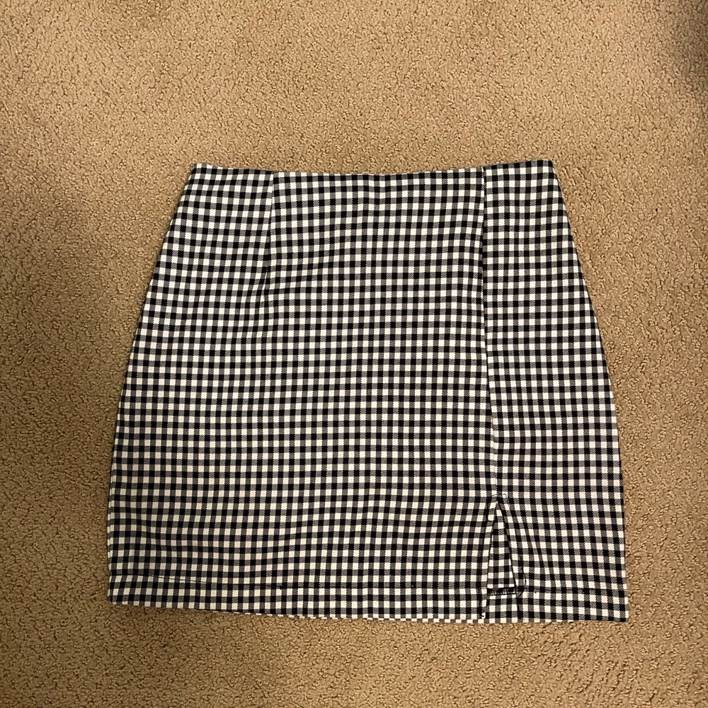 Mini Plaid Skirt